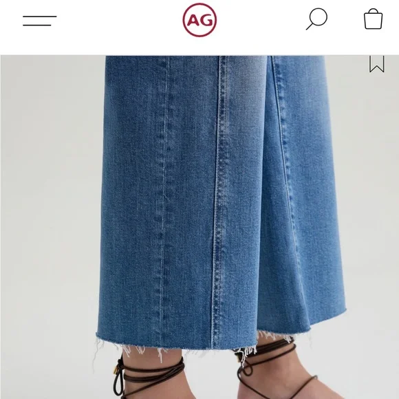 Ag saige wife leg panel crop jeans size 28
( i have two pair for sale ) - Picture 4 of 11